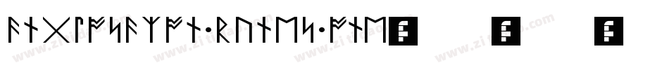 AngloSaxon Runes 1字体转换